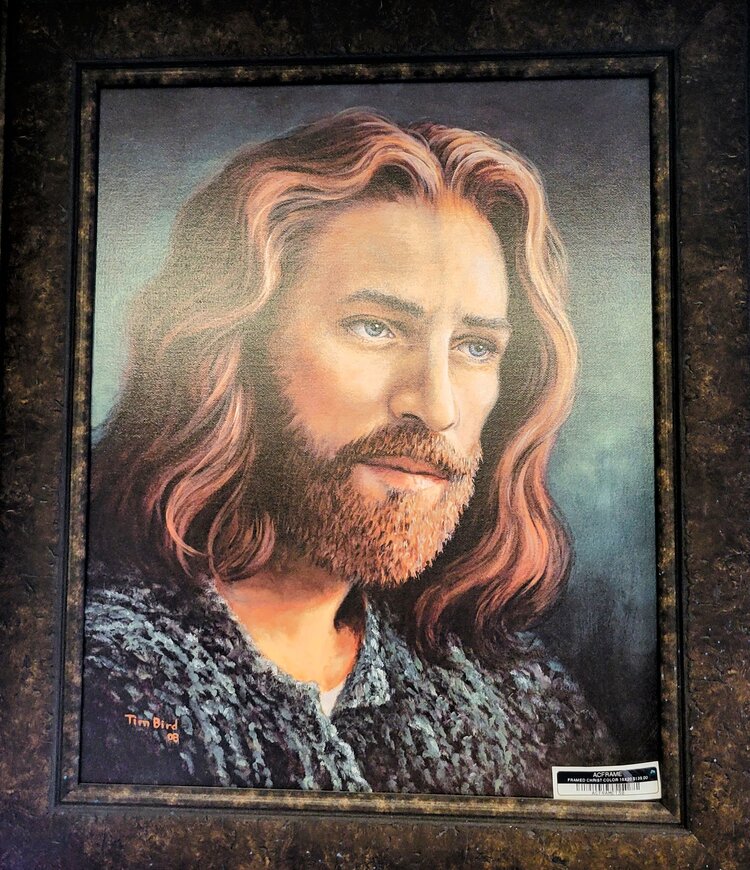 ARTIST CORNER FRAMED CHRIST COLOR PRINT CAN