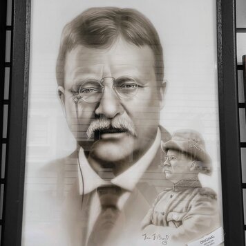 ARTIST CORNER FRAMED TEDDY ROOSEVELT 16X20