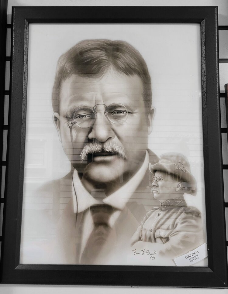 ARTIST CORNER FRAMED TEDDY ROOSEVELT 16X20