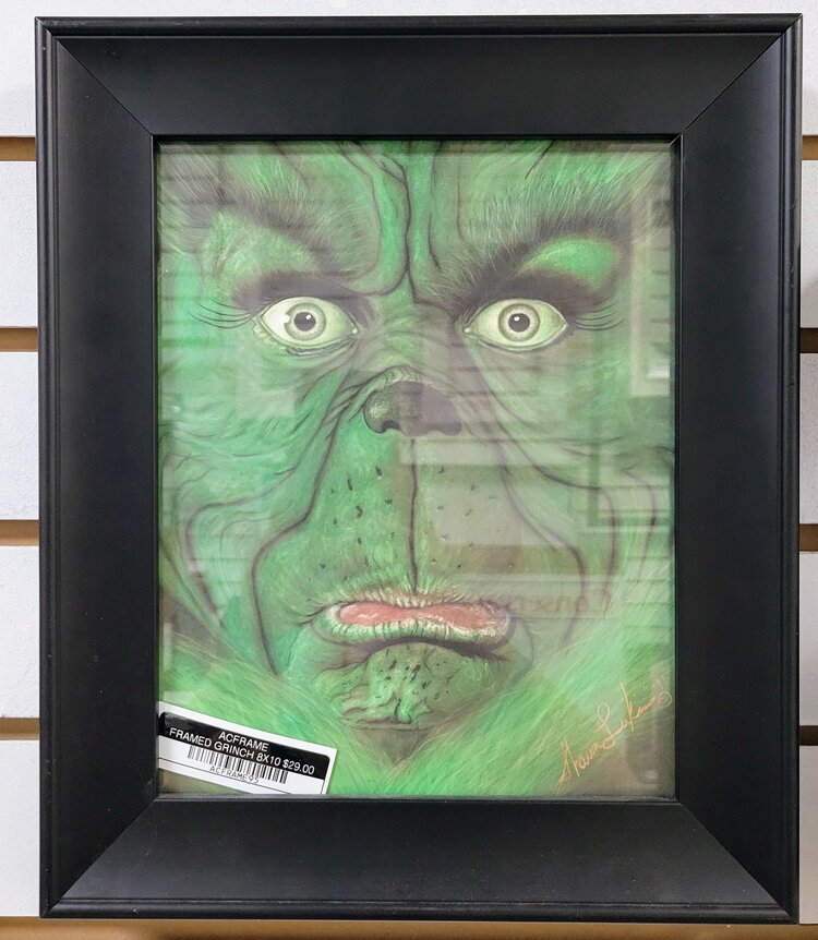 ARTIST CORNER FRAMED GRINCH 8 X 10