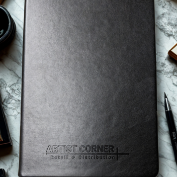 ARTIST CORNER Artist Corner Vegan Leather Sketchbook – 5.5" x 8"