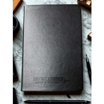 ARTIST CORNER Artist Corner Vegan Leather Sketchbook – 5.5" x 8"