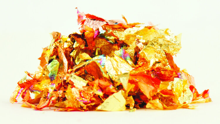 SPEEDBALL ART PRODUCTS Mona Lisa Metal Flakes – Gold, Silver, Copper & Mixed, 3g