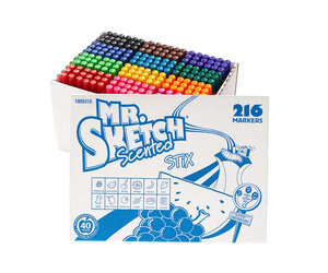 Mr. Sketch Stix Scented Markers Fine Tip Set of 216 - Artist Corner