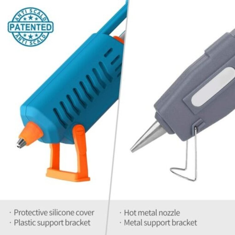 TILSWALL Tilswall Mini Hot Glue Gun Kit – 50W with 12 Glue Sticks