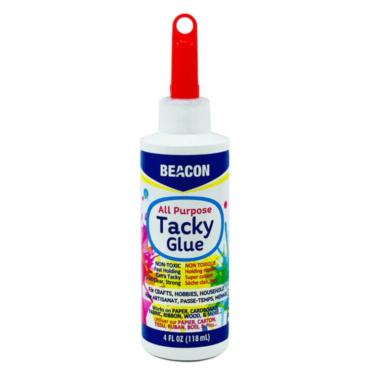 BEACON ADHESIVES Premium Tacky Glue – Fast-Grabbing, Clear-Drying Adhesive