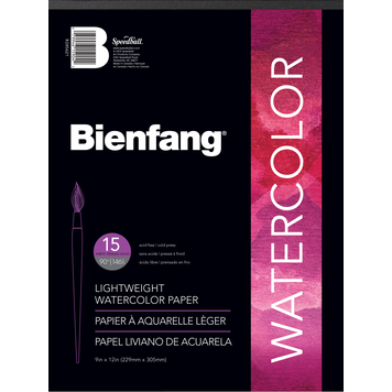 BIENFANG PAPER Lightweight Watercolor Paper – 90lb Cold Press