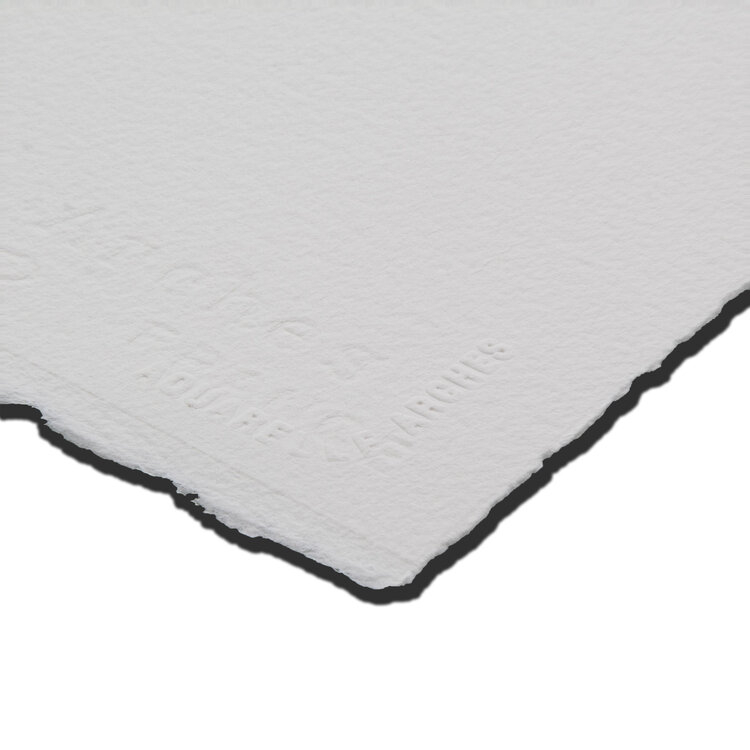 ARCHES PAPER Arches Hot Press 22x30 Watercolor Sheets – 100% Cotton