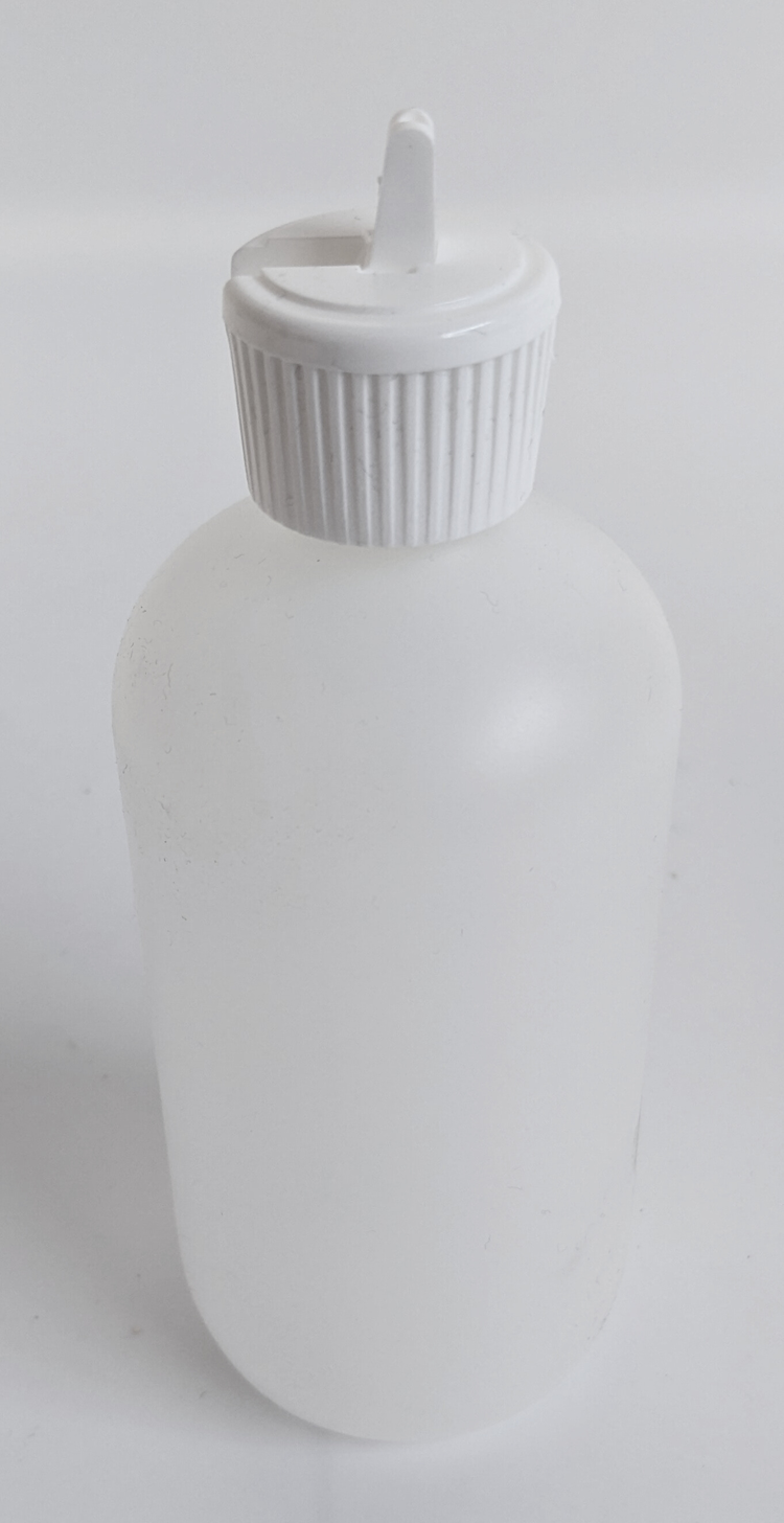 ARTIST CORNER 8 oz Round Bottle with Flip-Top Spouted Lid