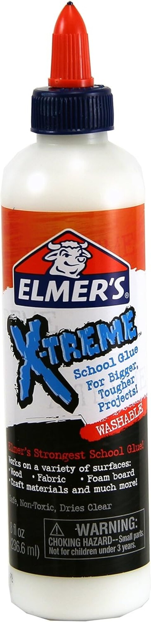 ELMERS CORPORATION Elmer’s X-TREME School Glue - 8 oz – Extra-Strength Liquid Glue