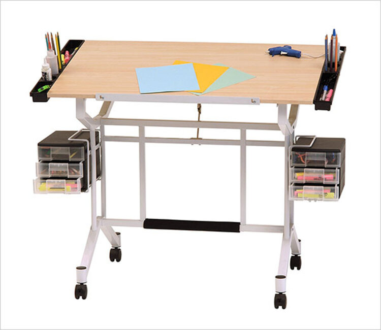 STUDIO DESIGNS INC. Studio Designs Pro Craft Station – 38"x24" Adjustable Drawing Table