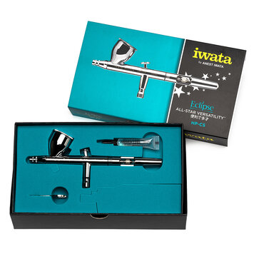 IWATA MEDEA Eclipse HP-CS Gravity Feed Dual Action Airbrush