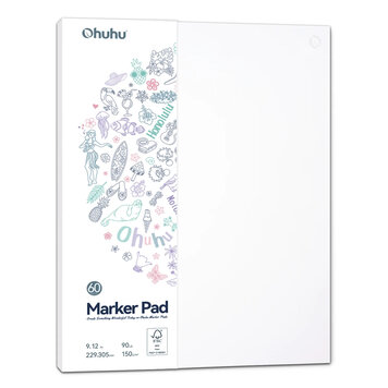 Ohuhu Ohuhu Bleedproof 9x12 Marker Pad