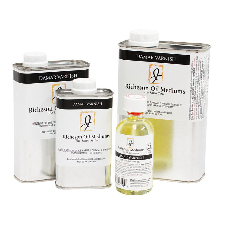 JACK RICHESON Shiva Series Damar Varnish – Natural High Gloss Picture Varnish