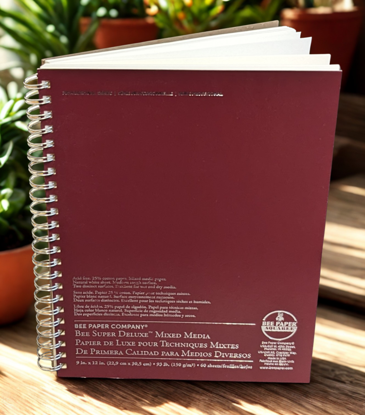 BEE PAPER Bee Paper Super Deluxe Mixed Media Sketchbook – BEE-808 Series