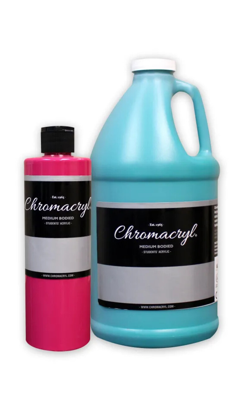 Chromacryl Students’ Acrylic Paint – Water-Based, Fast Drying