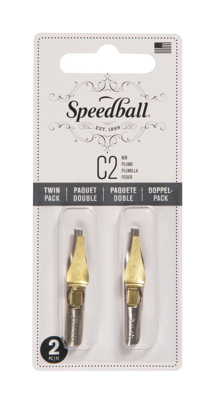 SPEEDBALL ART PRODUCTS  Speedball Artist Pen Nib Twin Pack – Assorted Styles
