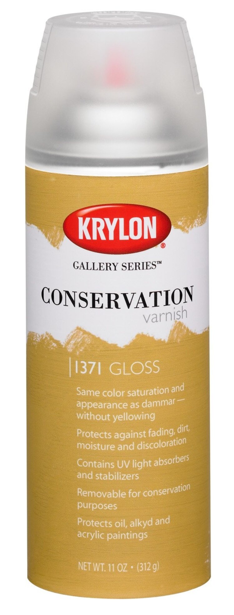 KRYLON/SHERWIN WILLIAMS Krylon Conservation Series Varnish Spray – Gloss, 11 oz