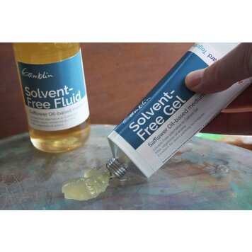 GAMBLIN ARTISTS COLORS CO Solvent-Free Gel & Fluid Oil Painting Mediums