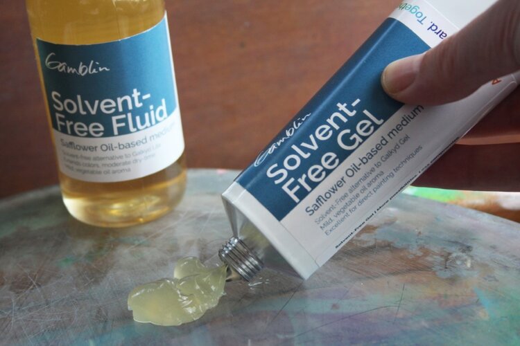 GAMBLIN ARTISTS COLORS CO Gamblin Solvent-Free Gel & Fluid Oil Painting Mediums