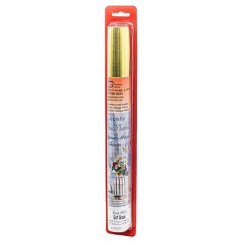 K & S METALS Soft Annealed Brass Foil Sheet – 0.007", 36 Gauge, 12" x 12"