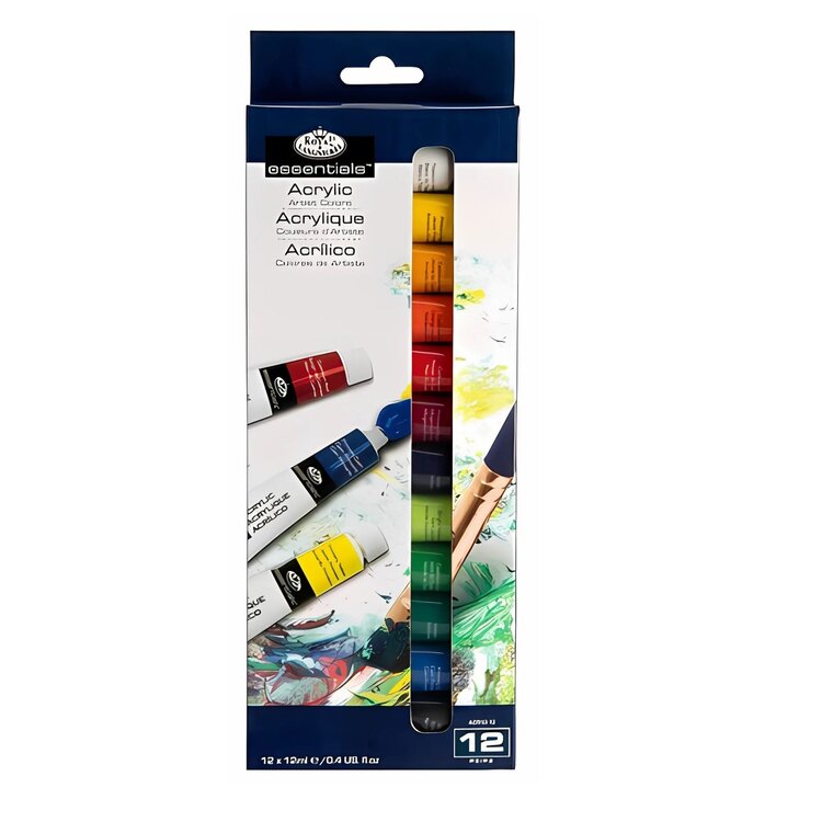 ESSENTIALS Royal and Langnickel Essentials Acrylic 12ml 12 Color Set
