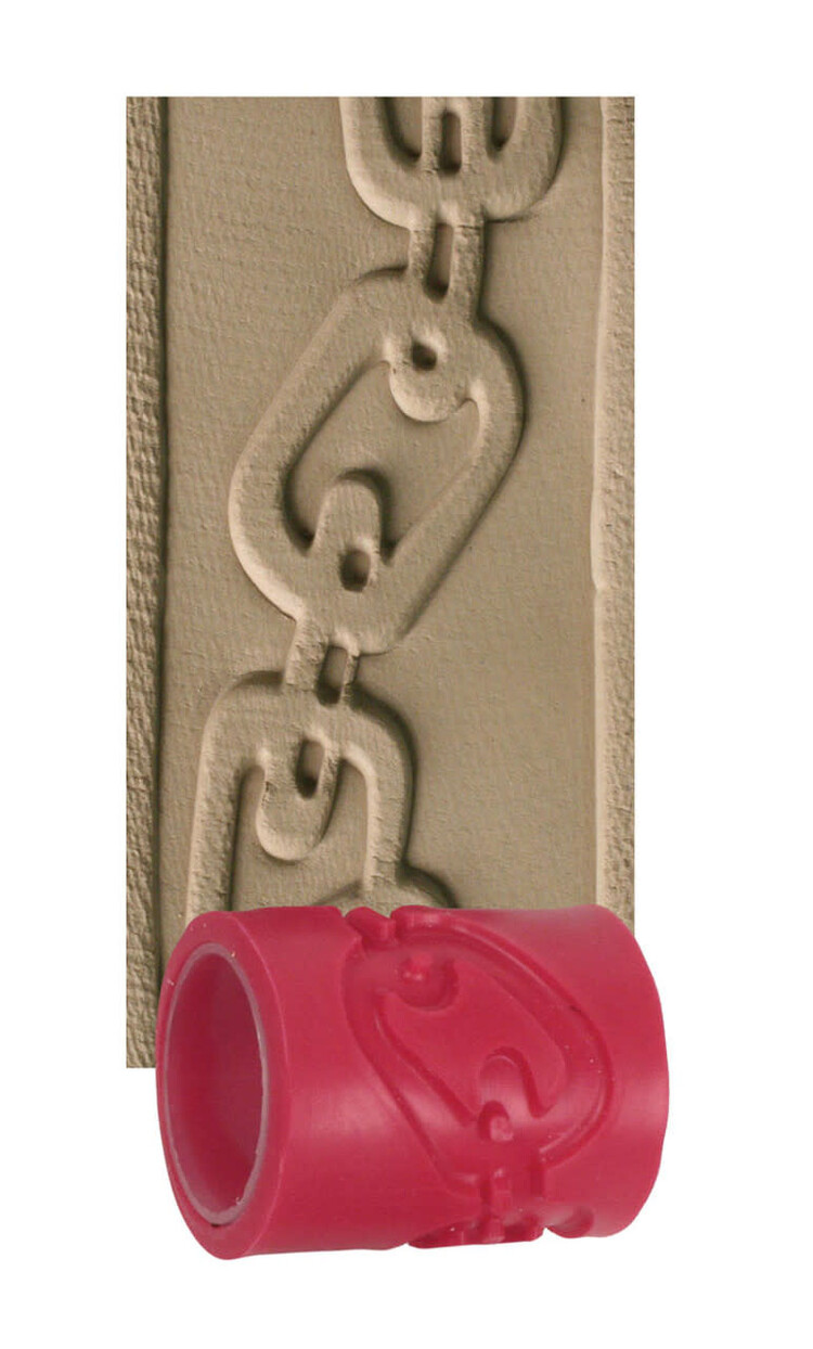 AMACO Amaco Texture Rollers for Clay – Interchangeable Designs