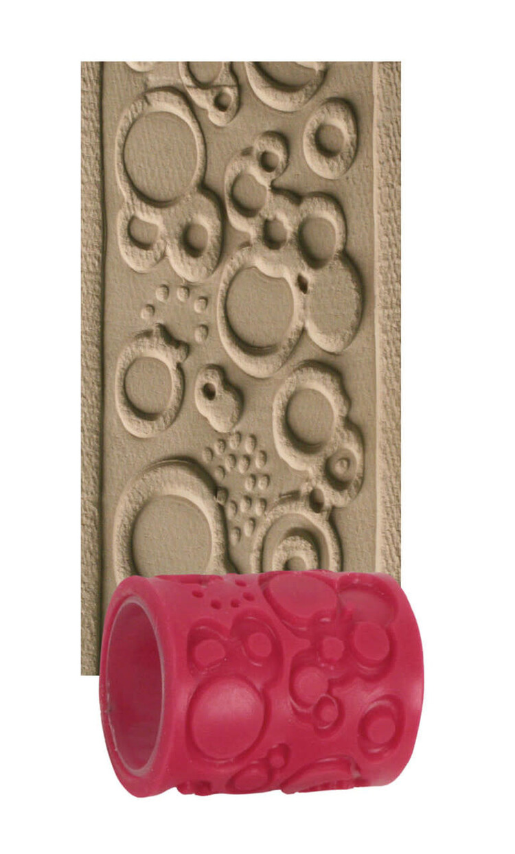 AMACO Amaco Texture Rollers for Clay – Interchangeable Designs