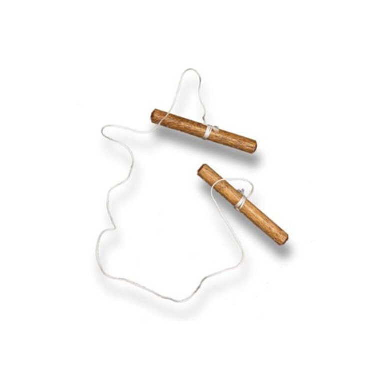 KEMPER MANUFACTURING Nylon Clay Cutter – Braided Wire with Hardwood Toggles
