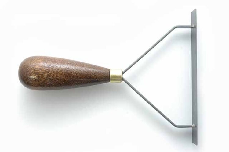 KEMPER Industrial Clay Rake – Straight & Curved High-Carbon Steel Blades