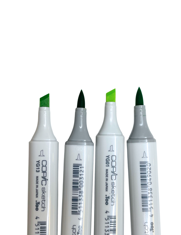 TOO CORPORATION COPIC SKETCH MARKER GREEN COLORS