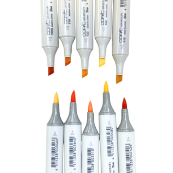 TOO CORPORATION COPIC SKETCH MARKER YELLOW COLORS