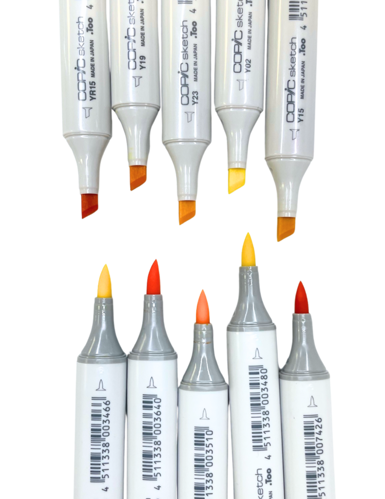 TOO CORPORATION COPIC SKETCH MARKER YELLOW FAMILY