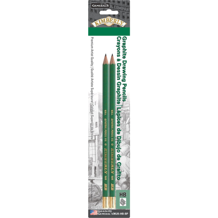GENERAL PENCIL CO., INC. Kimberly Drawing Pencils – Full Range of Graphite Grades