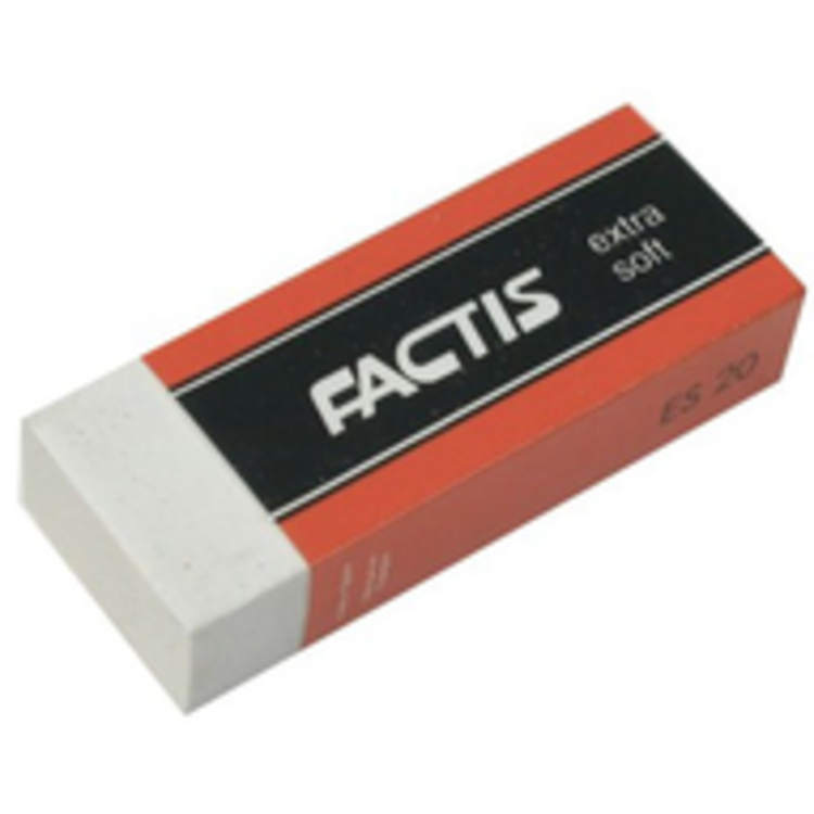 GENERAL PENCIL CO., INC. Factis Extra Soft Vinyl Eraser – For Graphite, Charcoal & Pastel