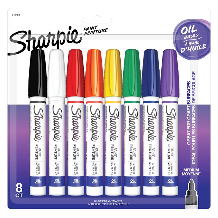 SHARPIE Sharpie Oil-Based Paint Markers – Opaque, Permanent Ink