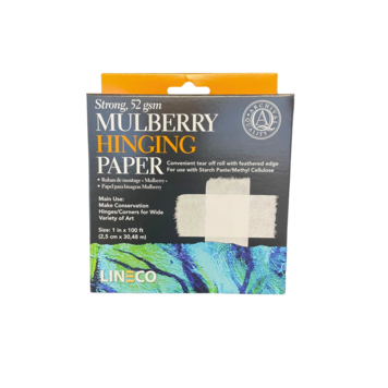 LINECO/UNIVERSITY PROD. Mulberry Hinging Tape 1IN X 100 ft