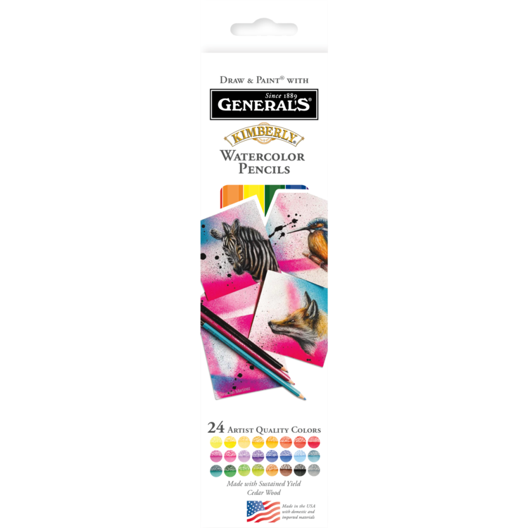 GENERAL PENCIL CO., INC. General’s Kimberly Watercolor Pencil Sets
