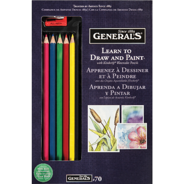 GENERAL PENCIL CO., INC. General’s Kimberly Watercolor Pencil Sets