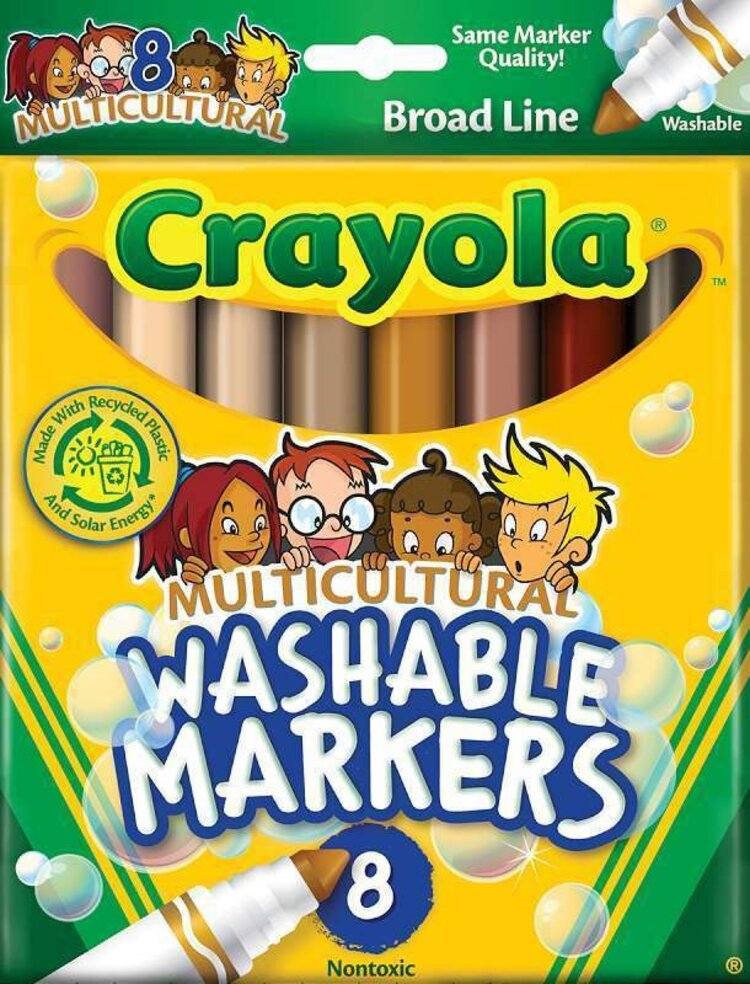 CRAYOLA Crayola Washable Markers – Super Tips & Broad Line