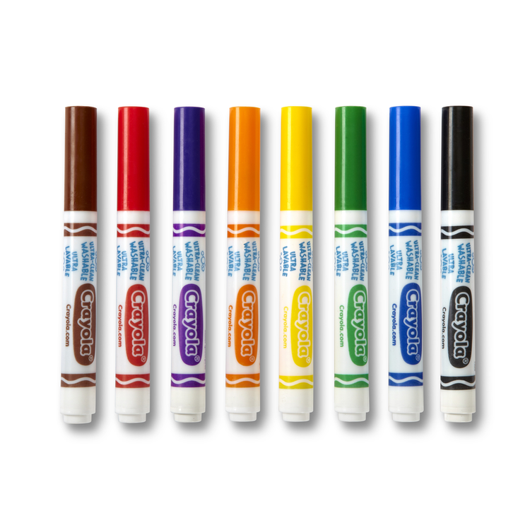 CRAYOLA Crayola Washable Markers – Super Tips & Broad Line