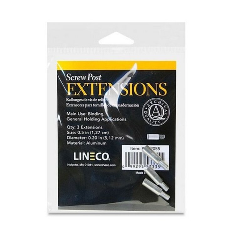 LINECO/UNIVERSITY PROD. Lineco Screw Posts and Extensions – Bookbinding & Albums
