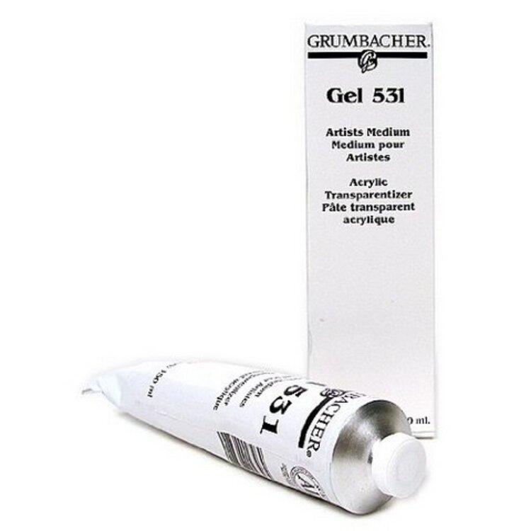 GRUMBACHER Grumbacher GEL 531 Acrylic Transparentizer – 150ml Tube