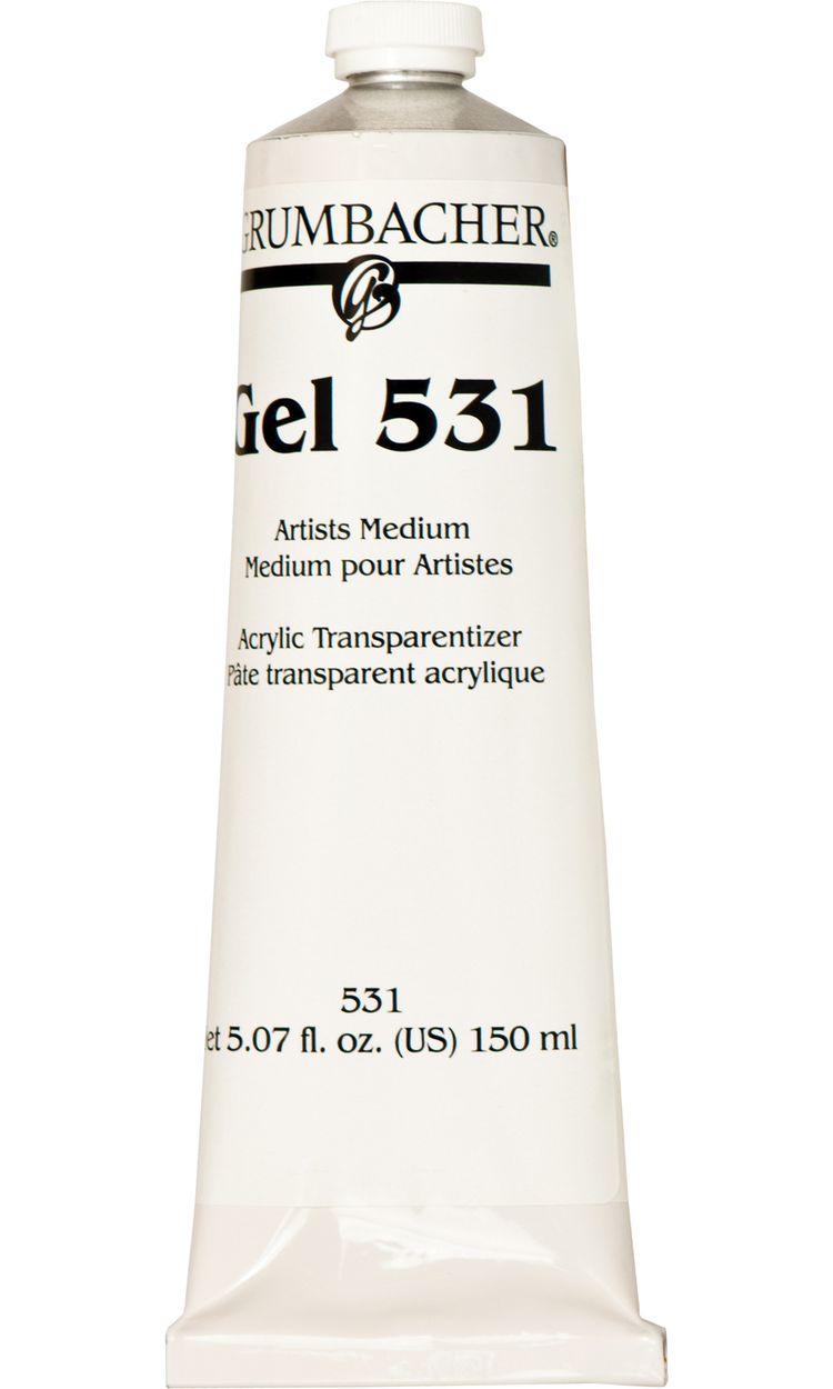 GRUMBACHER Grumbacher GEL 531 Acrylic Transparentizer – 150ml Tube