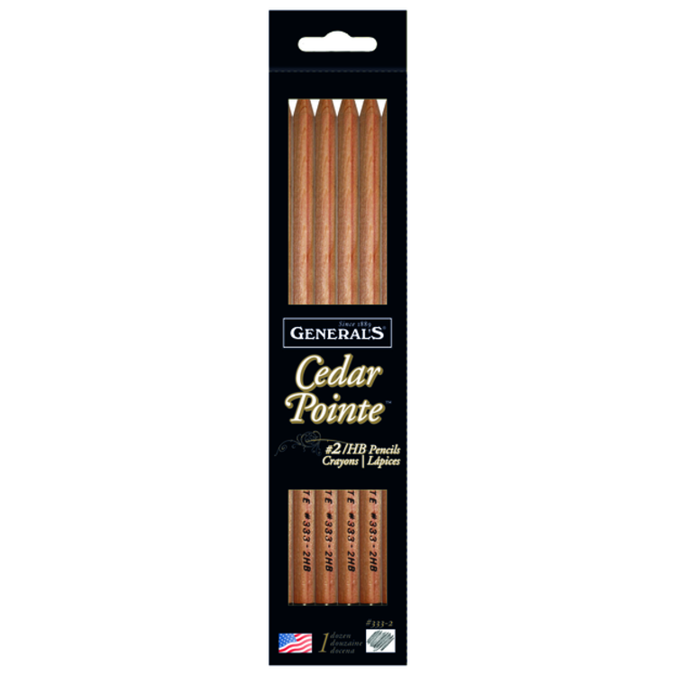 GENERAL PENCIL CO., INC. General’s Cedar Pointe Graphite Pencils – No. 1/B & No. 2/HB