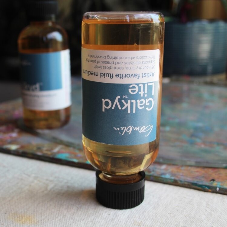 GAMBLIN ARTISTS COLORS CO Galkyd Lite – Alkyd Resin Medium for Oil Painting