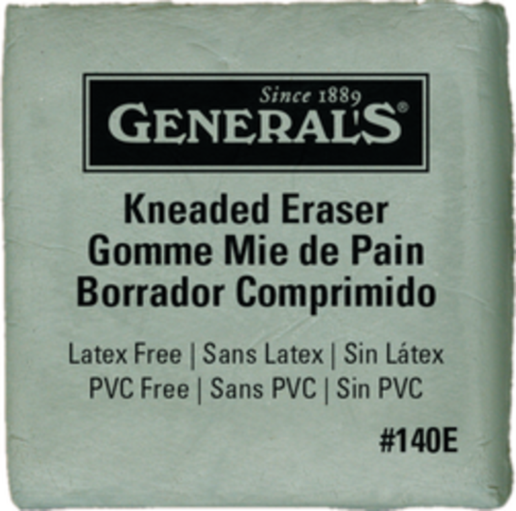 GENERAL PENCIL CO., INC. General's Kneaded Eraser – Moldable Gray Artist Eraser