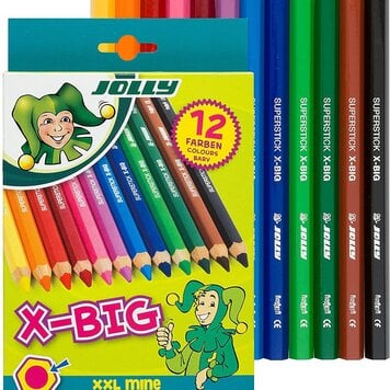 JOLLY JOLLY X-Big & Delta Colored Pencil Sets