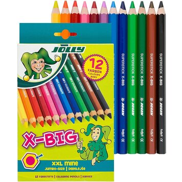 JOLLY JOLLY X-Big & Delta Colored Pencil Sets