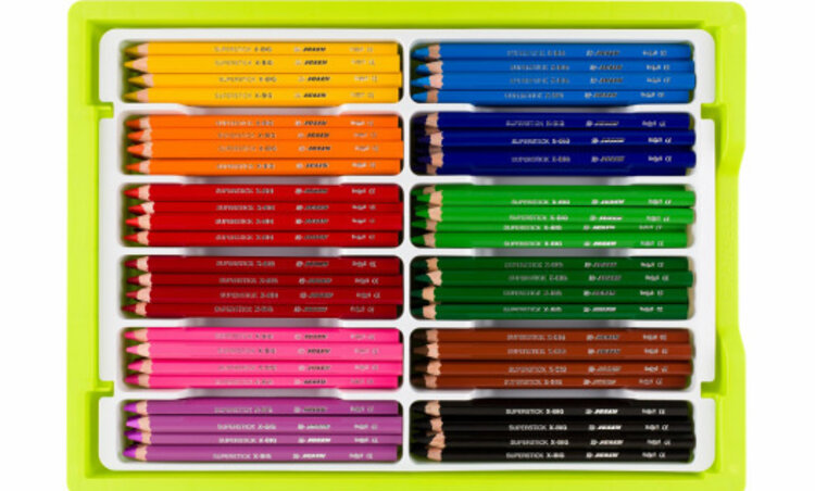 JOLLY JOLLY X-Big Delta Colored Pencils – Jumbo Ergonomic Triangular Sets